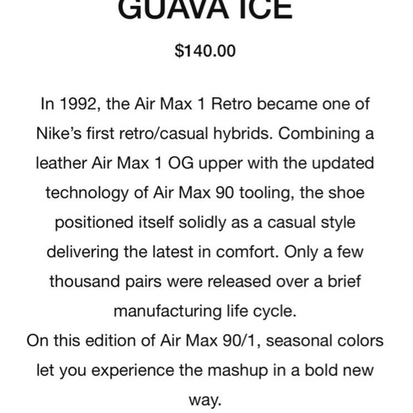 Women’s air max 90/1 Guava Ice size 7 - Picture 2 of 7